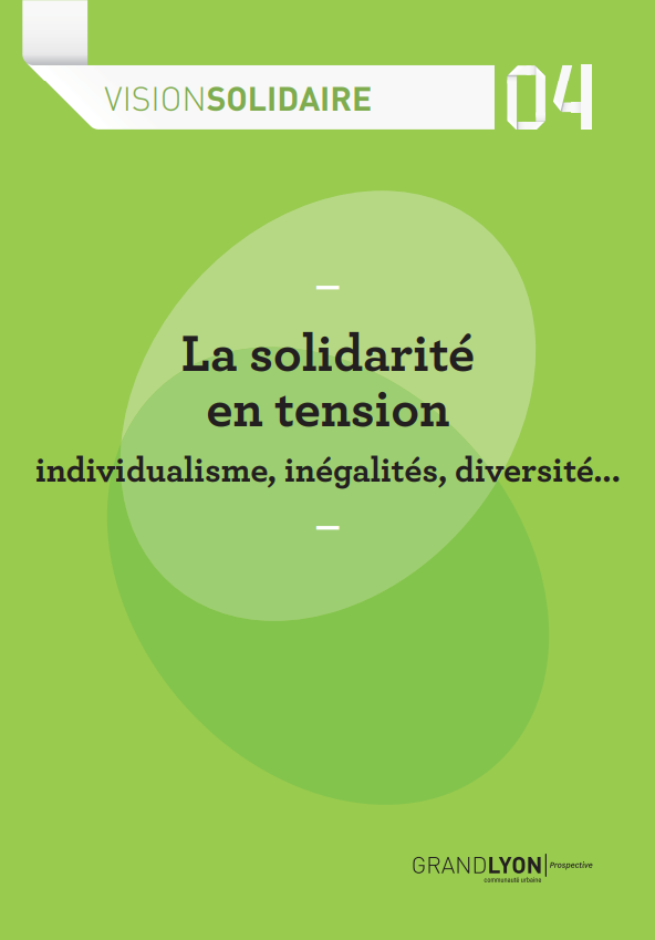 Couverture de l'étude "La solidarité en tension : individualisme, inégalités, diversité"
